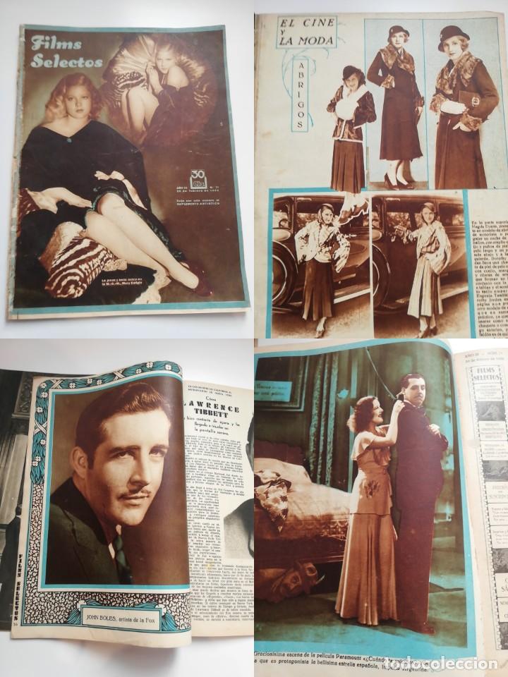 Collezionismo di Riviste e Giornali: FILMS SELECTOS N&ordm;71, 20 DE FEBRERO 1932. A&Ntilde;O III PORTADA: MARY CARLYLE