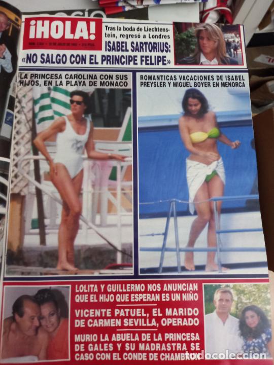 Coleccionismo de Revistas y Peri&oacute;dicos: recorte portada de carolina de monaco en ba&ntilde;ador carmen sevilla lolita flores