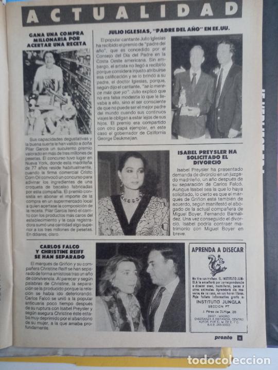 Coleccionismo de Revistas y Peri&oacute;dicos: JULIO IGLESIAS ISABEL PREYSLER CARLOS FALCO CHRISTINE REIF