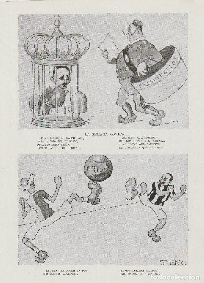 Collectionnisme de Revues et Journaux: La semana c&oacute;mica: como nunca lo ha probado&hellip;/ humor por Sileno - 1920