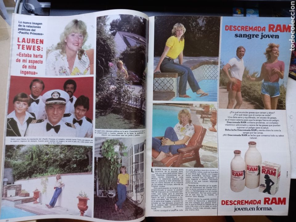 Collectionnisme de Revues et Journaux: lauren tewes vacaciones en el mar LOVE ON BOAT
