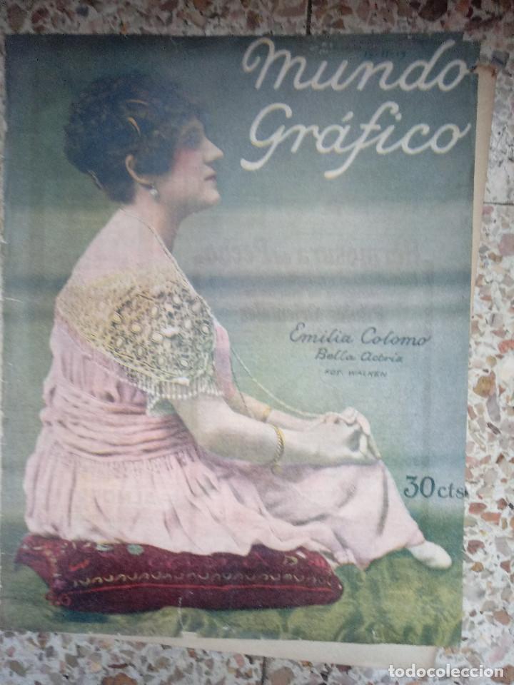 Coleccionismo de Revistas y Peri&oacute;dicos: MUNDO GR&Aacute;FICO n&ordm; 421 Reportajes &ldquo;Viviendas provisionales en la Francia destru&iacute;da&rdquo;, 1919