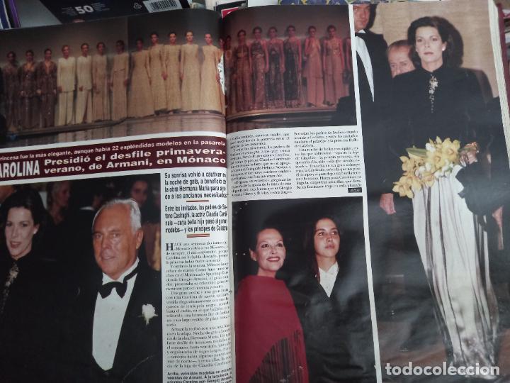 Colecionismo de Revistas e Jornais: carolina de monaco claudia cardinale giorgio armani