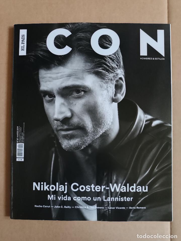 Coleccionismo de revistas y peri&oacute;dicos: REVISTA ICON N&ordm; 61 A&Ntilde;O 2019. NIKOLAJ COSTER-WALDAU.