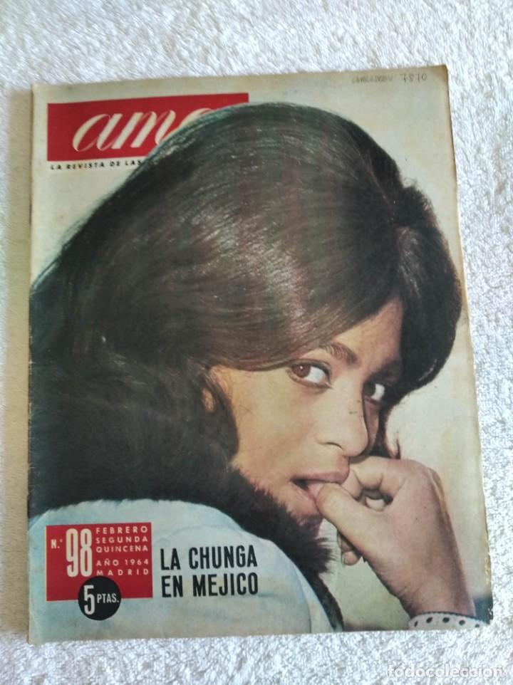 Coleccionismo de revistas y peri&oacute;dicos: REVISTA AMA. N&ordm; 98. FEBRERO 1964. MICAELA FLORES. LA PRINCESA IRENE DE HOLANDA. LOLA FLORES.... LEER