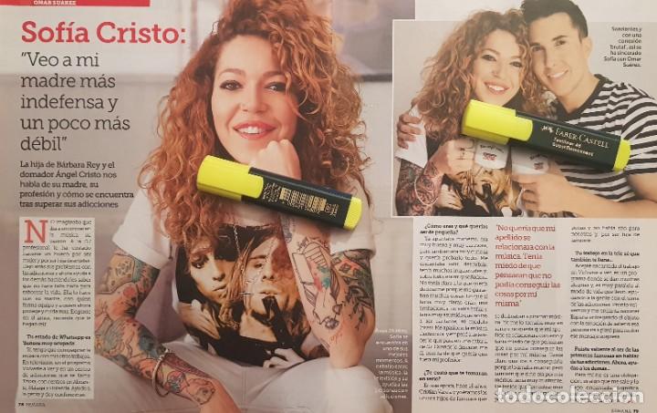 Coleccionismo de revistas y peri&oacute;dicos: Reportaje Sof&iacute;a Cristo / Barbara Rey 22.05.2019
