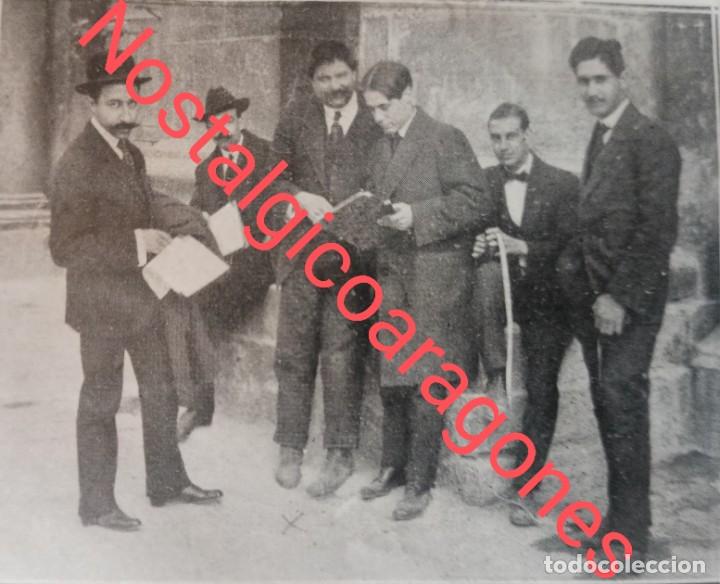 Collezionismo di Riviste e Giornali: Tortosa alumnos arquitectura y Luis Domenech plano catedral Foto revista principio siglo XX 191E