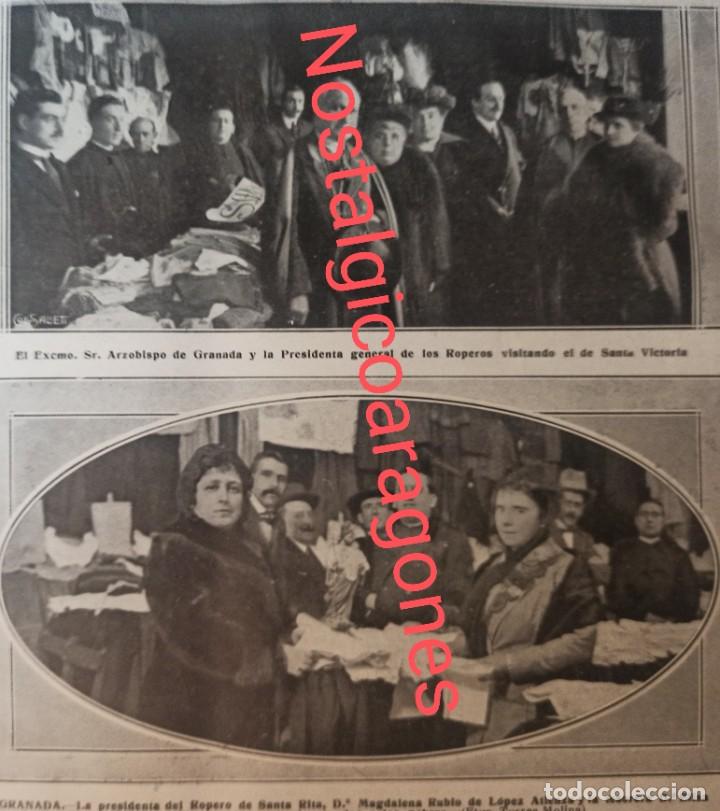 Colecionismo de Revistas e Jornais: Granada ropero Santa Rita pobresFoto revista principio siglo XX 191E