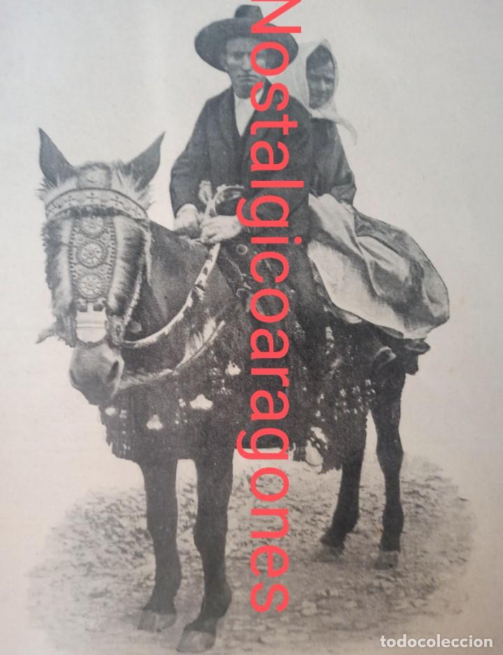 Collezionismo di Riviste e Giornali: Costumbre Teruel comitiva boda Foto revista principio siglo XX 191E