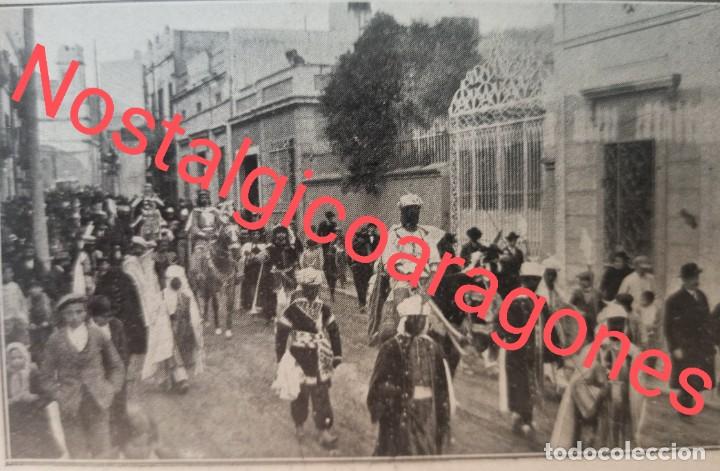 Collezionismo di Riviste e Giornali: Barcelona Fiesta Reyes reparto juguetes y cabalgata San GervasioFoto revista principio siglo XX 191E