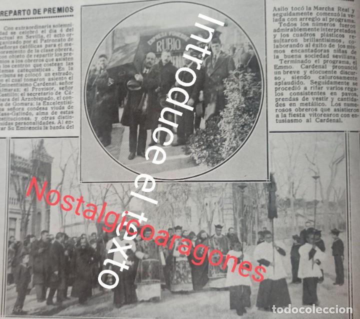 Collezionismo di Riviste e Giornali: Madrid entierro Alberto Aguilera Foto revista principio siglo XX 191E