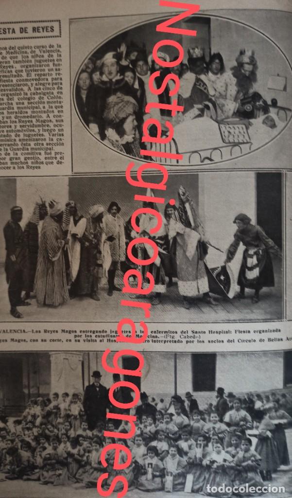 Collezionismo di Riviste e Giornali: Valencia Fiesta de Reyes alumnos Medicina Foto revista principio siglo XX 191E