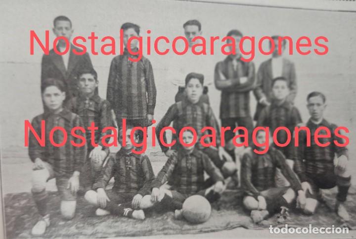 Collezionismo di Riviste e Giornali: Infantil Sagunto Valencia campeones regional f&uacute;tbol Foto revista principio siglo XX 191E
