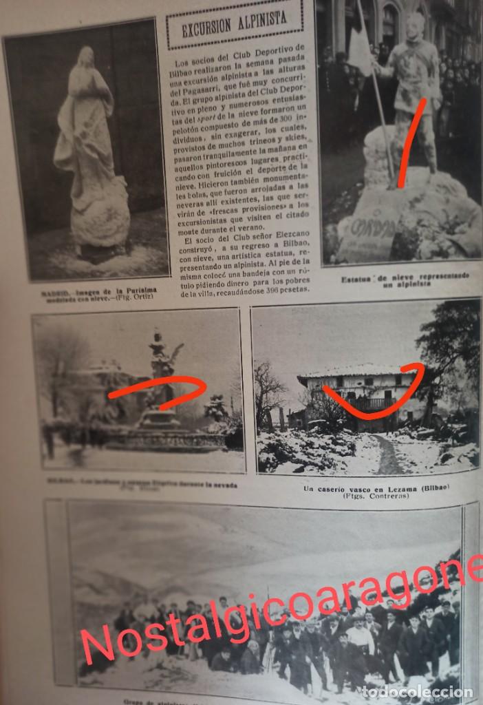 Collezionismo di Riviste e Giornali: Bilbao excursi&oacute;n alpinista Lezama Pagasarri..Foto revista principio siglo XX 191E
