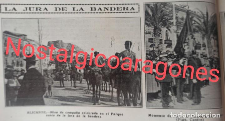 Sammeln von Zeitschriften und Zeitungen: Alicante jura bandera Foto revista principio siglo XX 191E