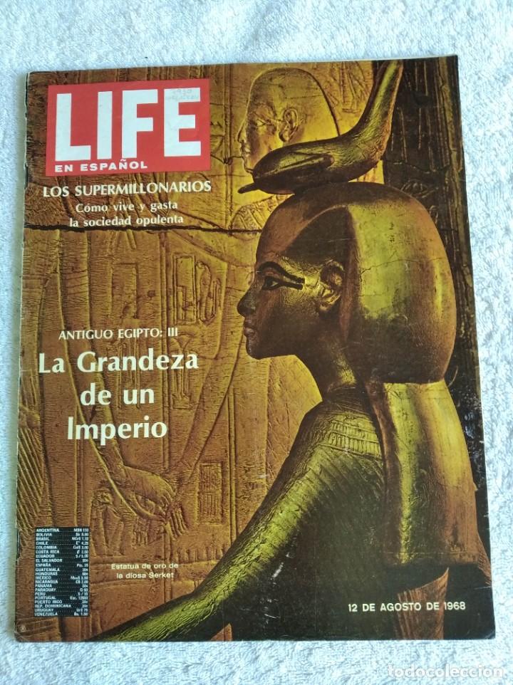Collezionismo di Riviste e Giornali: LIFE EN ESPA&Ntilde;OL. N&ordm; 4. VOL. 32. LA GRANDEZA DE UN IMPERIO. 12 AGOSTO 1968.. LEER