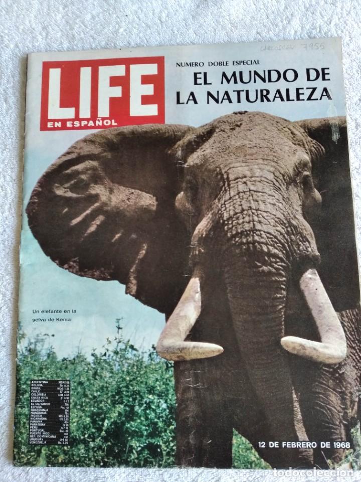 Collezionismo di Riviste e Giornali: LIFE EN ESPA&Ntilde;OL. N&ordm; 3. VOL. 31. EL MUNDO DE LA NATURALEZA. 12 FEBRERO 1968.. LEER