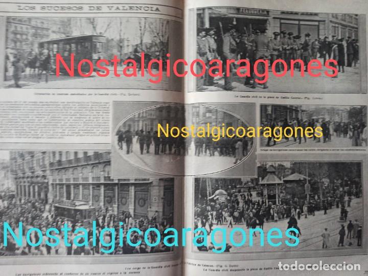 Sammeln von Zeitschriften und Zeitungen: Valencia disturbios arbitrios Guardia Civil anti disturbios Foto revista principio siglo XX 191E