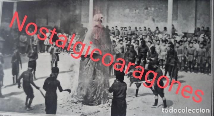 Collectionnisme de Revues et Journaux: Barcelona as&iacute;lo Caridad ni&ntilde;os quemando a Judas foto revista principio siglo XX 191E