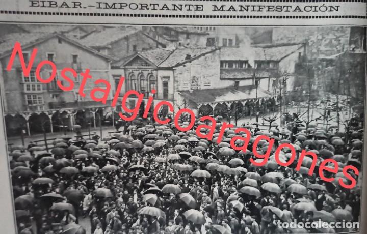 Colecionismo de Revistas e Jornais: &Eacute;ibar manifestaci&oacute;n competencia mano obra foto revista principio siglo XX 191E