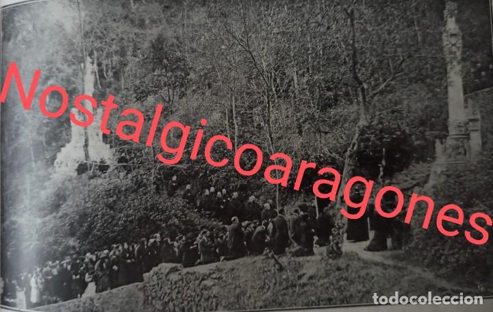 Collection Magazines and Newspapers: V&iacute;a Crucis Calvario monasterio Montserrat foto revista principio siglo XX 191E