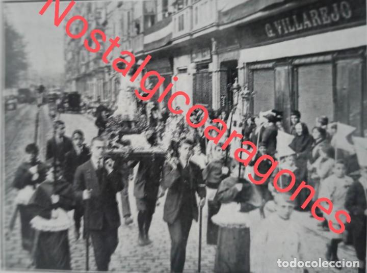 Coleccionismo de revistas y peri&oacute;dicos: Bilbao procesi&oacute;n Ni&ntilde;o Jes&uacute;s foto revista principio siglo XX 191E