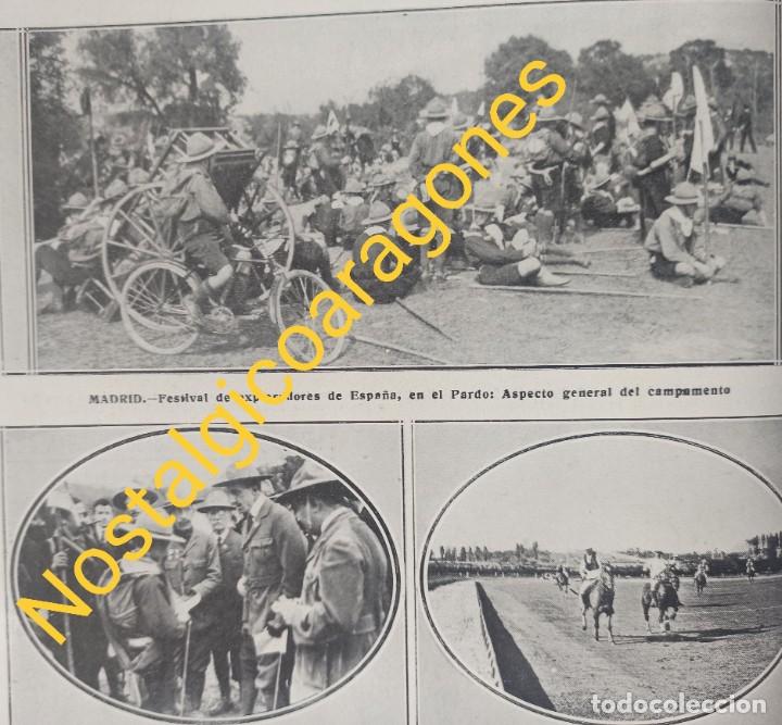 Colecionismo de Revistas e Jornais: Madrid festival exploradores foto revista principio siglo XX 191E