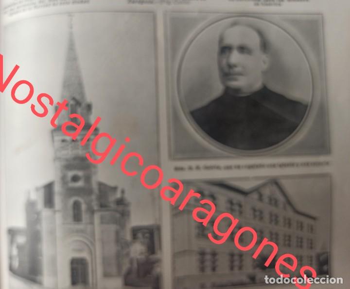 Sammeln von Zeitschriften und Zeitungen: Guernica iglesia S Juan Bautista colegio S Fidel regalo Goiria Foto revista principio siglo XX 191E