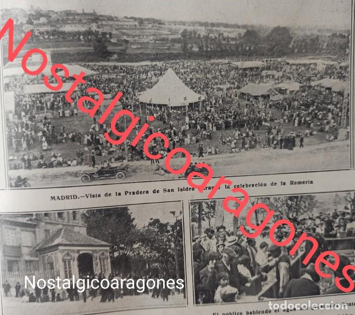Coleccionismo de revistas y peri&oacute;dicos: Madrid romer&iacute;a San Isidro Foto revista principio siglo XX 191E