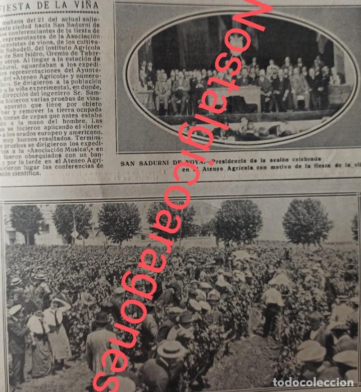 Colecionismo de Revistas e Jornais: San Sadurn&iacute; Noia fiesta Vi&ntilde;a Foto revista principio siglo XX 191E