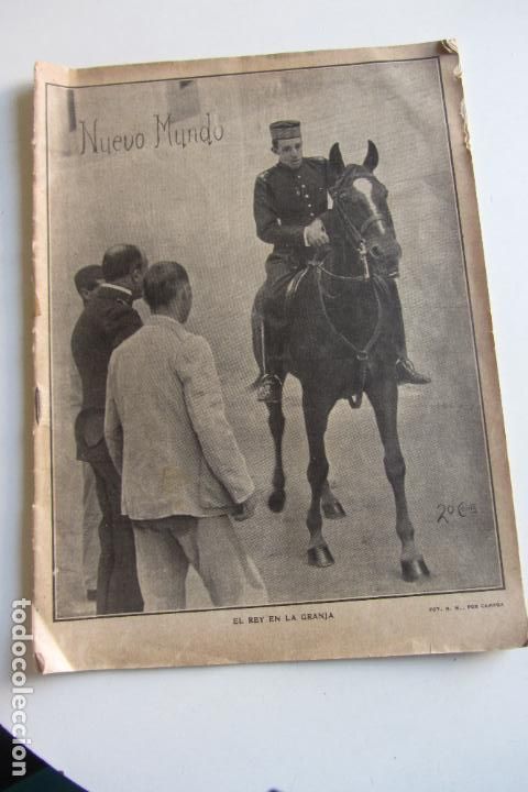 Collection Magazines and Newspapers: NUEVO MUNDO - A&Ntilde;O XIV EL REY ALFONSO XIII EN LA GRANJA MADRID Revista 10 OCTUBRE 1907 N&ordm; 718 ARX178