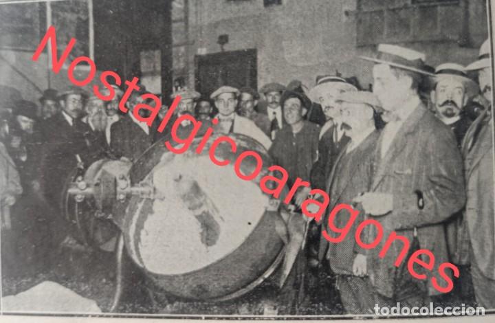 Sammeln von Zeitschriften und Zeitungen: Sabadell nueva amasadora y procesi&oacute;n lluvia Foto revista principio siglo XX 191E