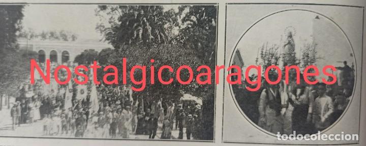 Collectionnisme de Revues et Journaux: Puerto Real peregrinos Jerez Sanl&uacute;car Chipiona... Virgen LourdesFoto revista principio siglo XX 191E