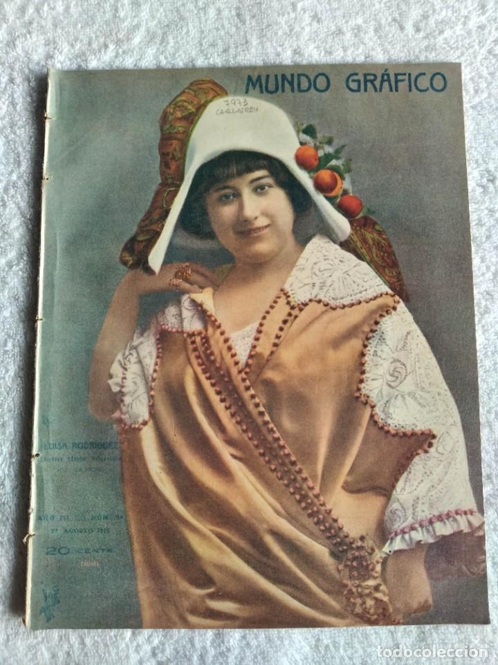 Coleccionismo de Revistas y Peri&oacute;dicos: REVISTA MUNDO GR&Aacute;FICO. A&Ntilde;O 3. N&ordm; 96. 27 AGO. 1913. PASTORA IMPERIO EN SANTANDER. LA PLAYA DE... LEER