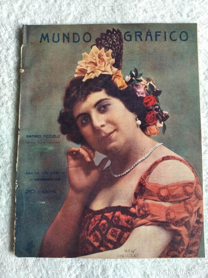 Coleccionismo de Revistas y Peri&oacute;dicos: REVISTA MUNDO GR&Aacute;FICO. A&Ntilde;O 3. N&ordm; 99. 17 SEP. 1913. LA PESCA DEL BOU EN VALENCIA. LAS TIPLES D.. LEER