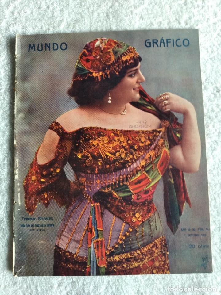 Coleccionismo de Revistas y Peri&oacute;dicos: REVISTA MUNDO GR&Aacute;FICO. A&Ntilde;O 3. N&ordm; 101. 1 OCT. 1913. HIDROAVIACI&Oacute;N EN SAN SEBASTI&Aacute;N. EL ARTE Y... LEER