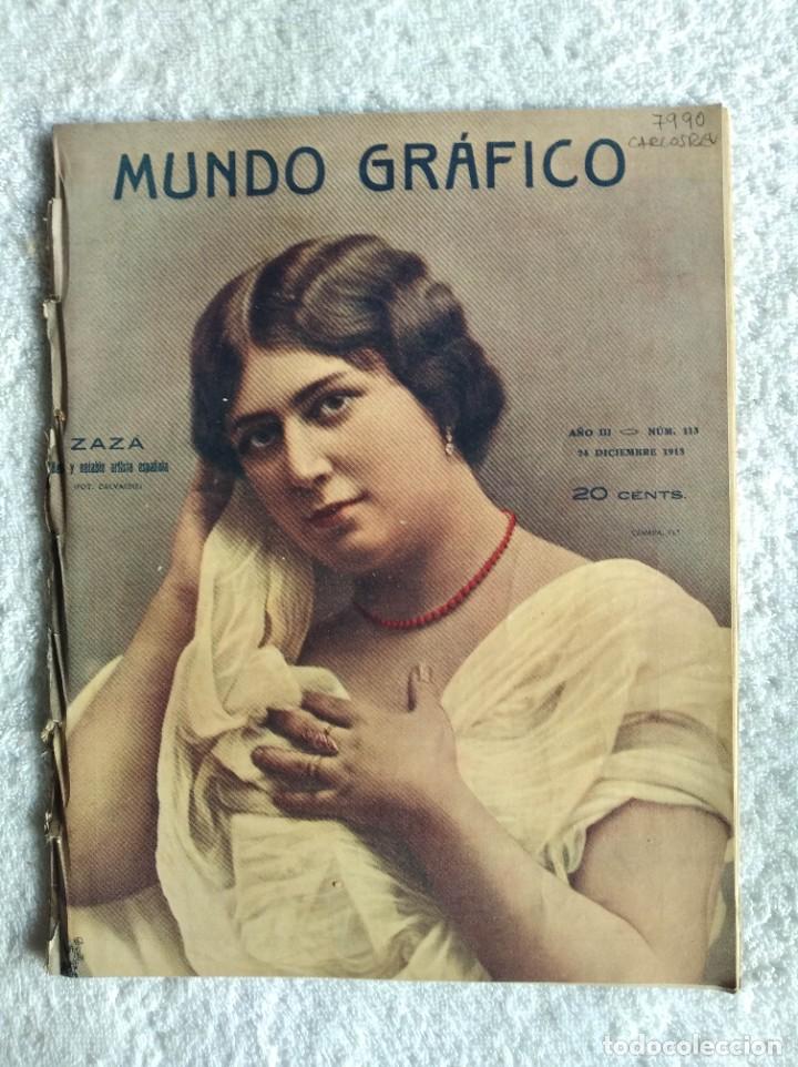 Coleccionismo de Revistas y Peri&oacute;dicos: REVISTA MUNDO GR&Aacute;FICO. A&Ntilde;O 3. N&ordm; 113. 24 DIC. 1913. EL EMBAJADOR DE AUSTRIA EN MADRID. LA MAL.. LEER