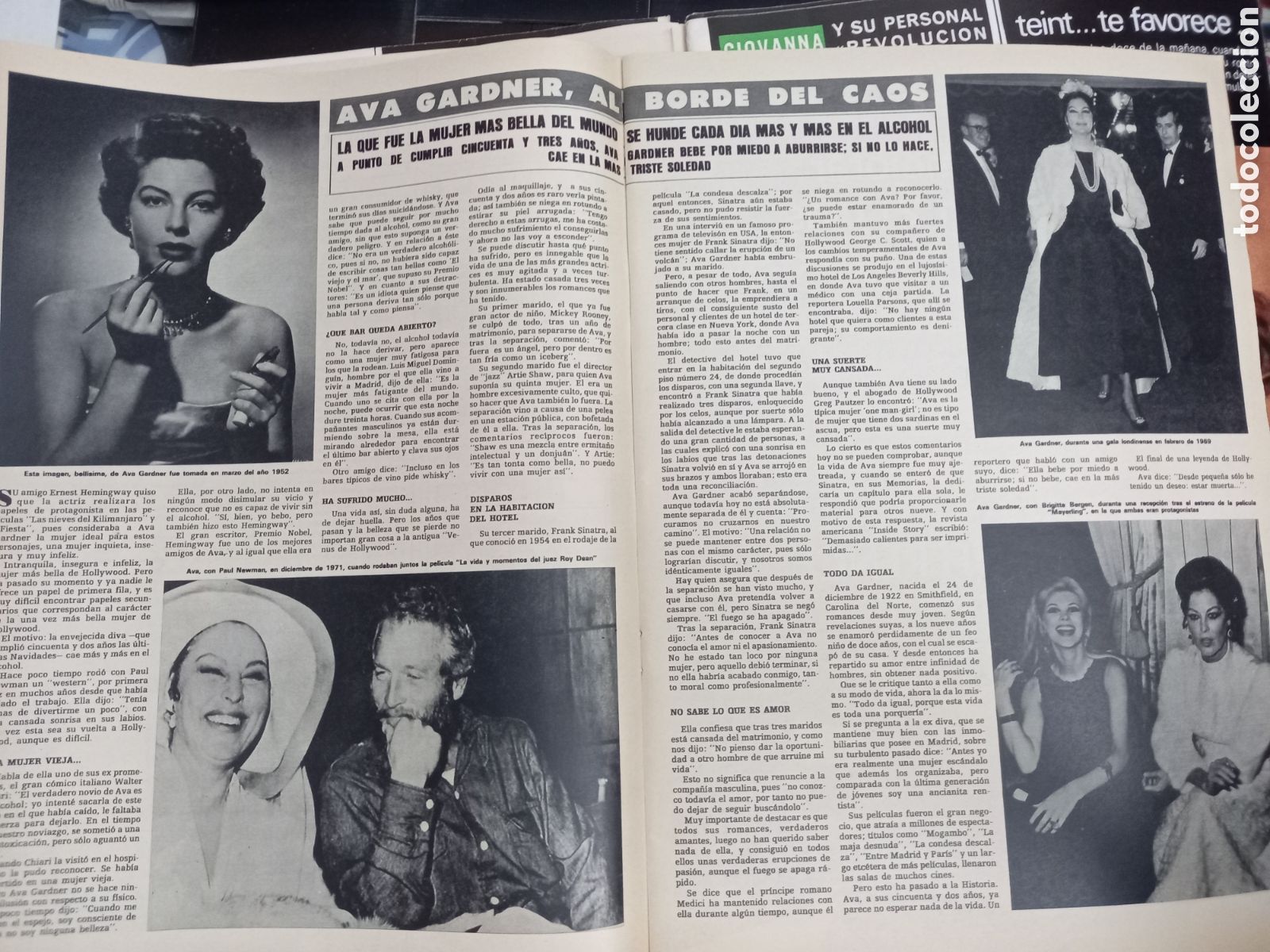 Coleccionismo de Revistas y Peri&oacute;dicos: ava gardner