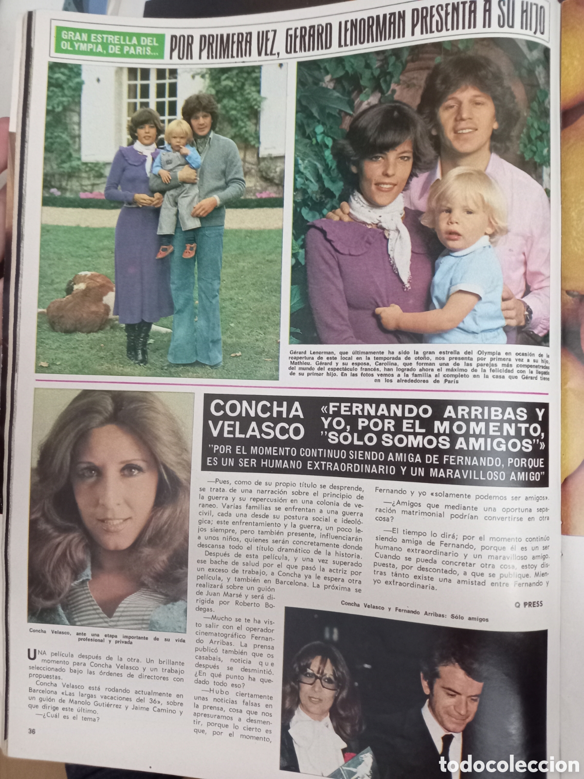 Coleccionismo de revistas y peri&oacute;dicos: GERARD LENORMAN CONCHA VELASCO