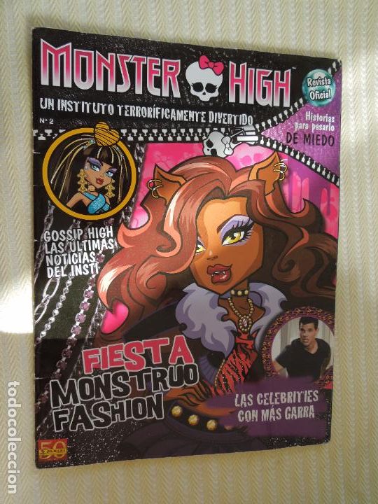 Coleccionismo de Revistas y Peri&oacute;dicos: MONSTER HIGH -N&ordm; 2 - REVISTA OFICIAL UNA ROCKERA QUE HECHIZA LAS CELEBRITIES CON MAS GARRA