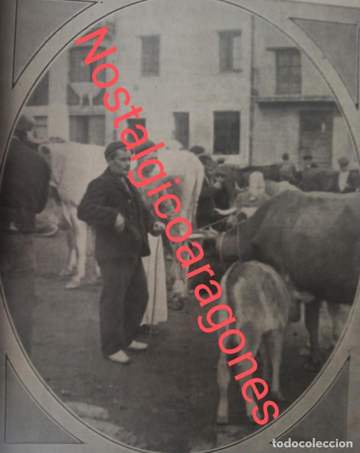 Sammeln von Zeitschriften und Zeitungen: Olot Gerona feria ganado Foto revista principio siglo XX 191E
