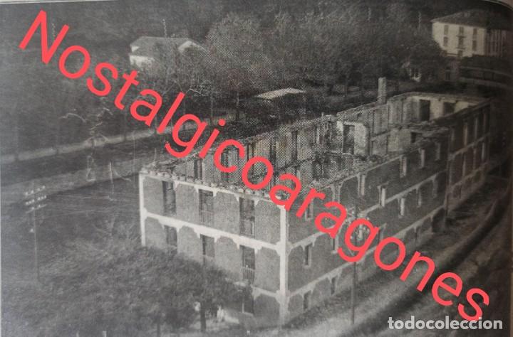 Colecionismo de Revistas e Jornais: Cestona Guip&uacute;zcoa incendio hotel Arocena Foto revista principio siglo XX 191E