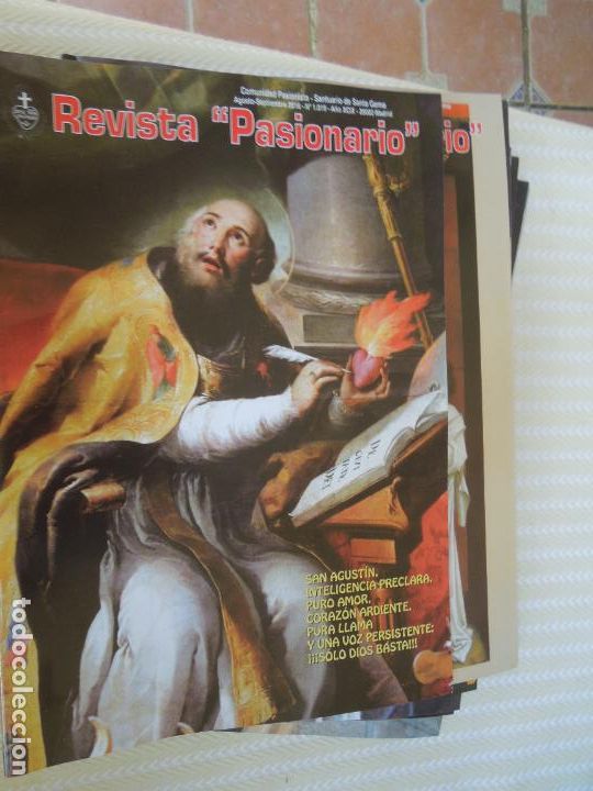 Coleccionismo de Revistas y Peri&oacute;dicos: REVISTA PASIONARIO N&ordm; 1019- AGOSTO- SEPTIEMBRE 2016 - SAN AGUSTIN