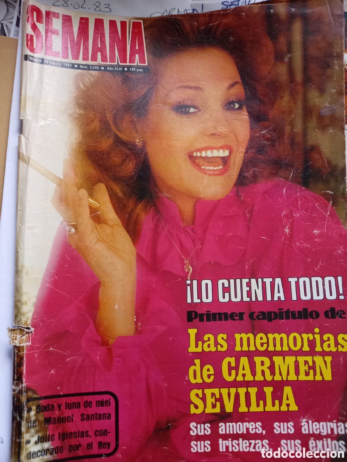 Coleccionismo de Revistas y Peri&oacute;dicos: portada de carmen sevilla
