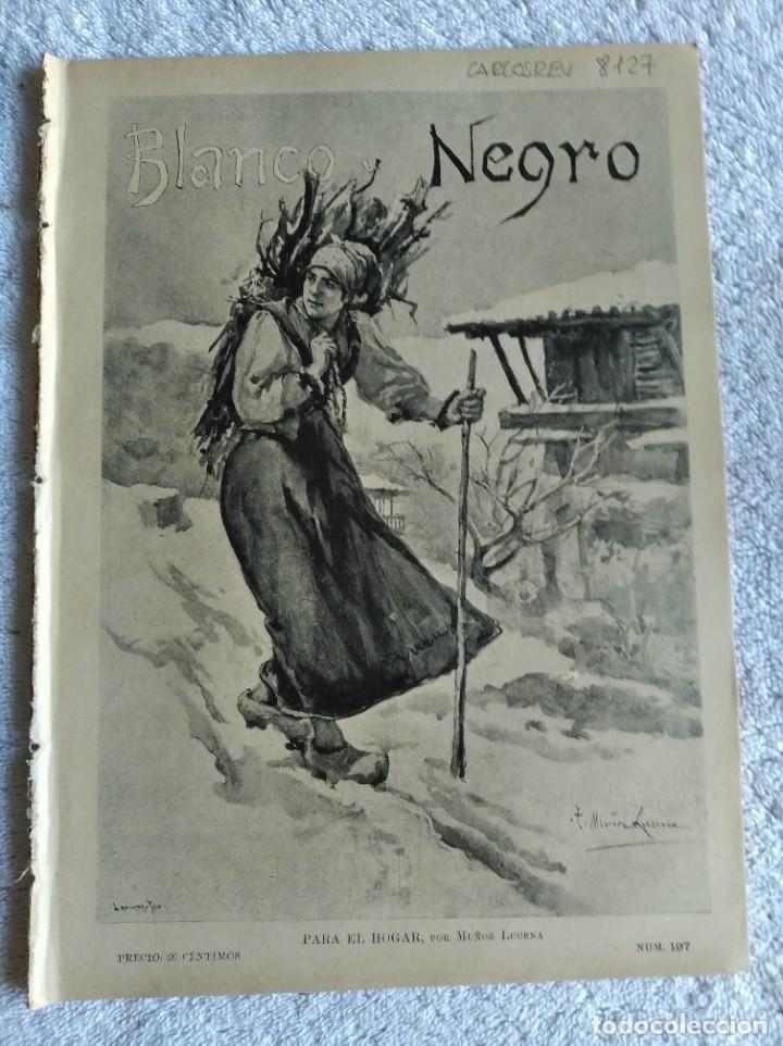 Collezionismo di Riviste e Giornali: BLANCO Y NEGRO. N&ordm; 197. A&Ntilde;O 1894. AGRESI&Oacute;N AL EMBAJADOR MARROQU&Iacute;. EL &Uacute;LTIMO MARISCAL DE FRANC.. LEER