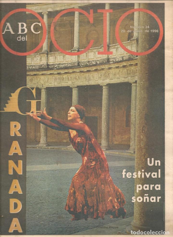 Coleccionismo de Revistas y Peri&oacute;dicos: ABC DEL OCIO N&ordm; 34 / TELE ABC. FESTIVAL DE DANZA GRANADA /VACACIONES EN EL MAR/ SANDRA BULLOK. 1996.