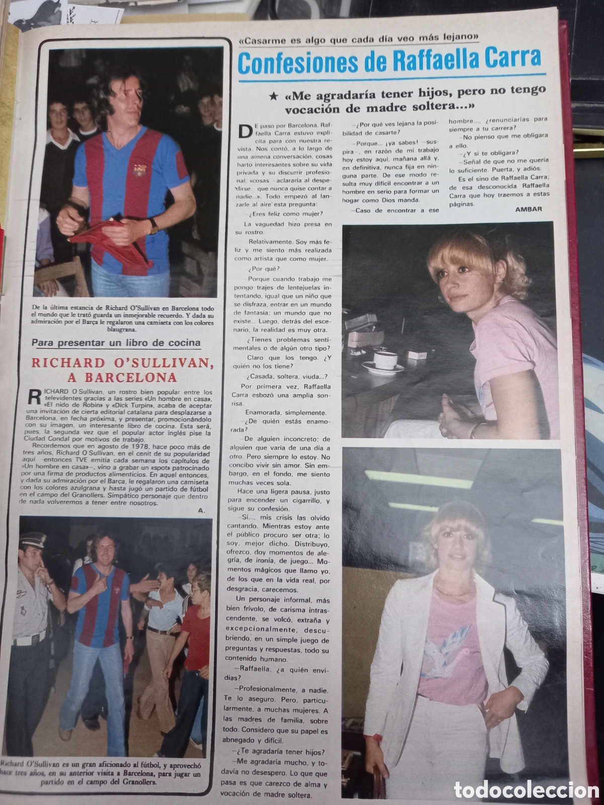 Coleccionismo de Revistas y Peri&oacute;dicos: RAFFAELLA CARRA RAFAELA RAFAELLA richard o sullivan