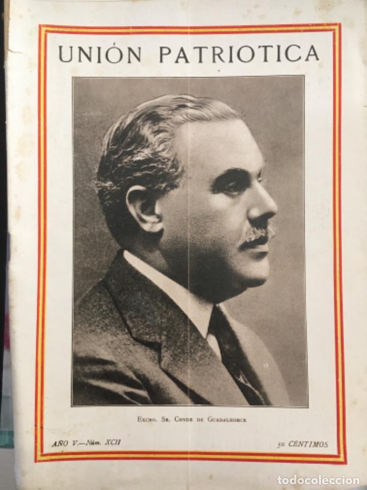 Coleccionismo de Revistas y Peri&oacute;dicos: UNION PATRIOTICA, BOLETIN QUINCENAL ORGANO DEL COMITE EJECUTIVO NACIONAL, NUMERO 92, 1930