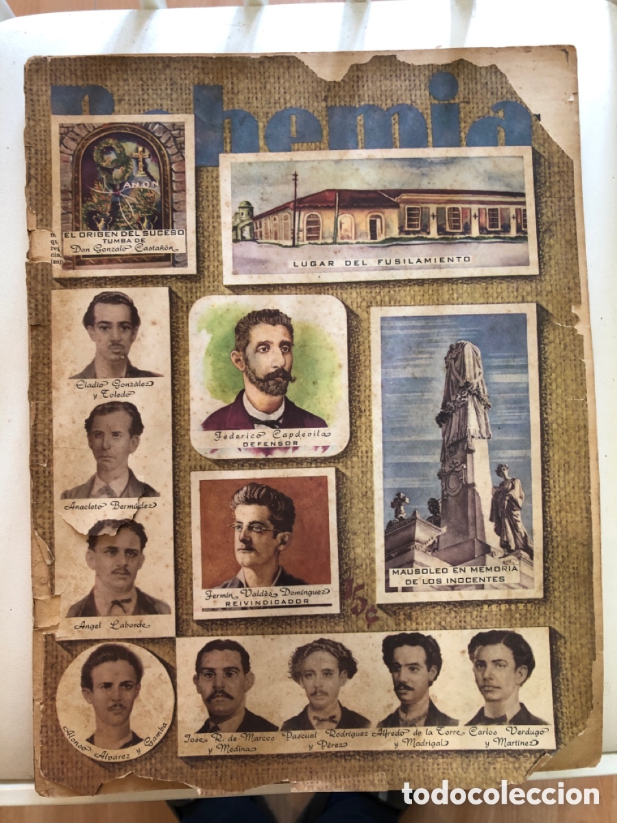 Sammeln von Zeitschriften und Zeitungen: Revista BOHEMIA de La Habana 29-12-1953