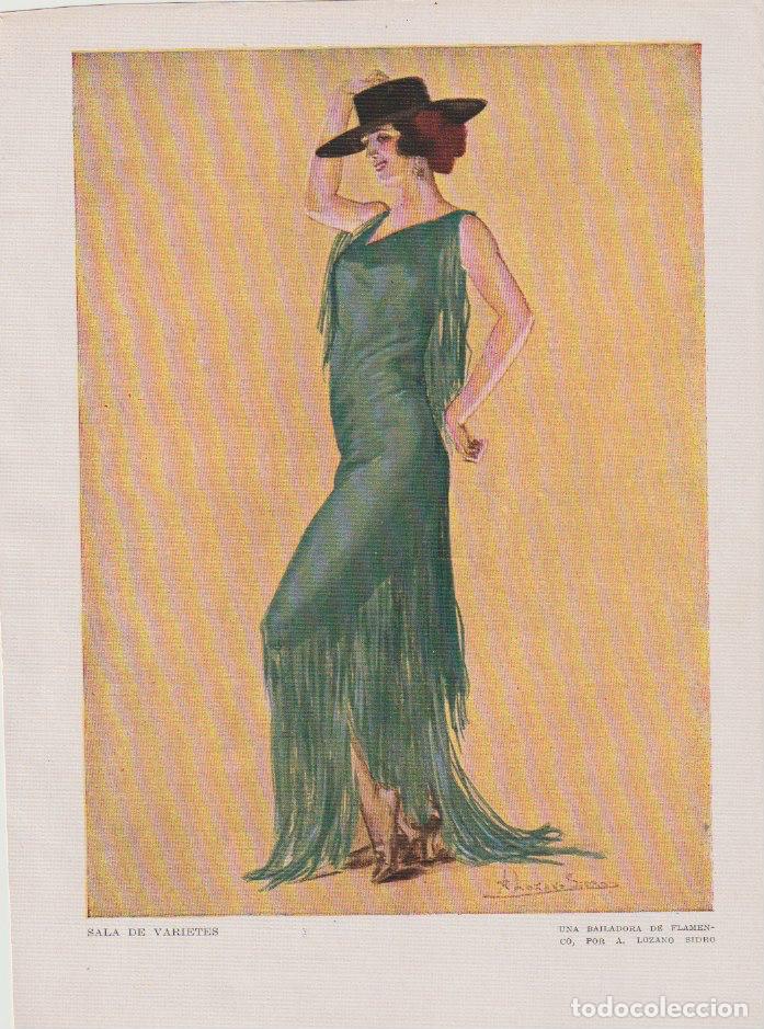 Collezionismo di Riviste e Giornali: Una bailadora de flamenco / por A. Lozano Sidro - 1922